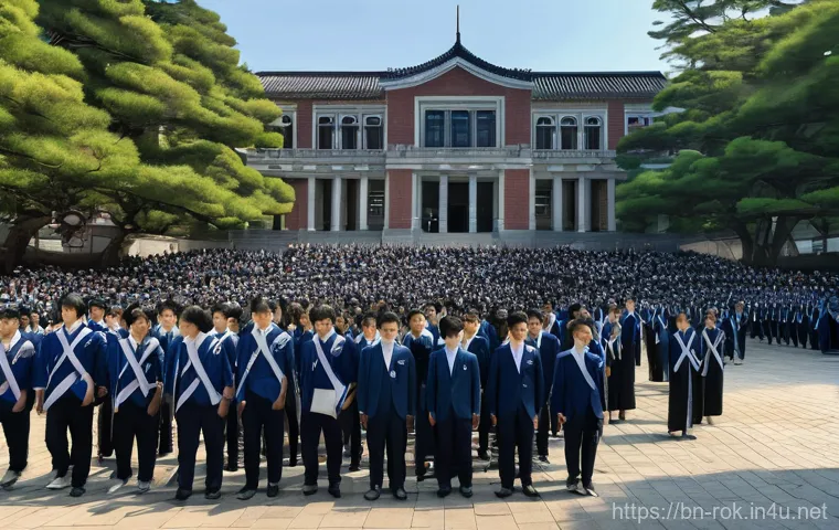 광주 민주화 운동 - **Prompt 1: Student Protest for Democracy**
    "A historical scene depicting young South Korean uni...